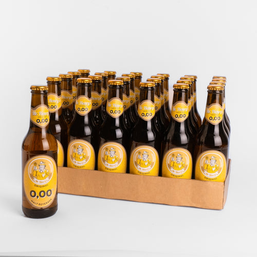 Mr. Henry's Original 0.00% alcohol-free beer product photo
